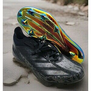 Adidas Football Cleats Mens Size 9 Adizero Electric Speed Juice  Black IE4414